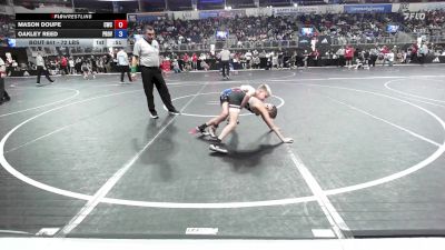 72 lbs Quarterfinal - Mason Doupe, Cwc vs Oakley Reed, Proving Grounds Wrestling