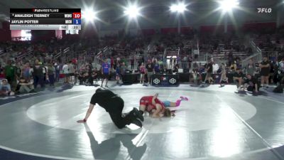 115 lbs Champ. Round 1 - AnaLeigh Tierney, Woodford Elite Wrestling Club vs Jaylin Potter, Michigan
