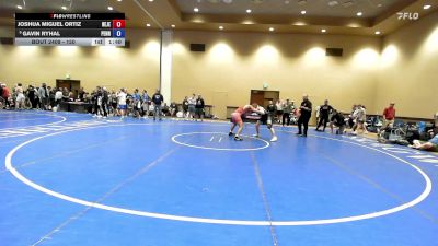 150 lbs Champ. Round 2 - Joshua Miguel Ortiz, New Jersey vs Gavin Ryhal, Pennsylvania