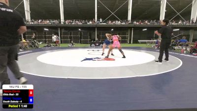 155 lbs Tamia Davis, Ohio Red vs Winry Yaggie, South Dakota