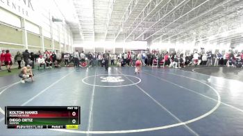 126 lbs Cons. Round 2 - Diego Ortiz, Hunter vs Kolton Hanks, Mountain Ridge