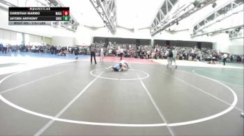 110-I lbs Round Of 64 - Christian Marmo, MacArthur vs Jayden Anthony, Cross