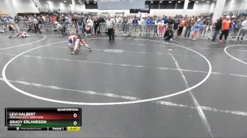 97 lbs Quarterfinal - Grady Erlandson, Michigan vs Levi Halbert, Nebraska Boyz Wrestling