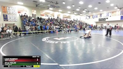 165 lbs Champ. Round 2 - Kyle Malixi, Chino Hills vs Liam Murphy, West Torrance