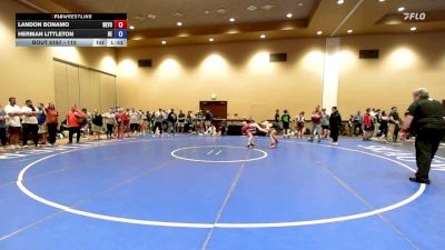 110 lbs Cons. Round 2 - Landon Bonamo, New York vs Herman Littleton, Delaware