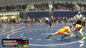 140 lbs Semifinal - Basho Muhlbauer, Plymouth Canton vs Nathaniel Replogle, Mayfield May Academy