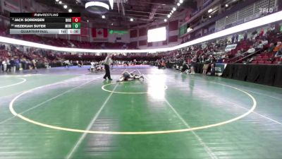 175 lbs Quarterfinal - Jack Sorensen, Boise vs Hezekiah Suter, Meridian