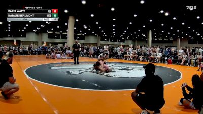 100 lbs Round 2 (4 Team) - Natalie Beaumont, Mat Clash Beastin` vs Paris Watts, ACE WC