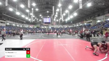 150 lbs Semifinal - Hassin Maynes, Colorado Outlaws vs Tatum Garcia, NM Bad Boyz
