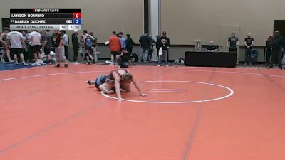 120 lbs Cons. Rd Of 32 - Landon Bonamo vs Damian Duchez, Capital Wrestling Club