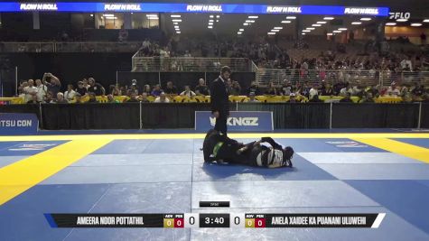 Anela Xaidee Ka Puanani Uluwehi vs Ameera Noor Pottathil 2025 Pan Kids Jiu-Jitsu IBJJF Championship