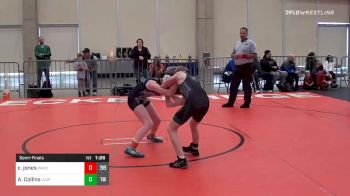 89 lbs Semifinal - Charlie Jones, Broad Axe White ES vs Andrew Collins, Level Up ES