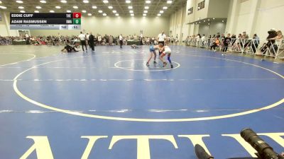 70 lbs Rr Rnd 1 - Eddie Cuff, The Hunt WC Black - EL vs Adam Rasmussen, Roundtree Wrestling Academy - EL