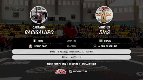 Caetano Bacigalupo vs Vinicius Dias 2025 ADCC Brazilian Nationals