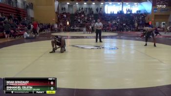 149 lbs Cons. Round 3 - Emmanuel Celstin, North Iowa Area Community College vs Noah Gonzalez, St. Ambrose University