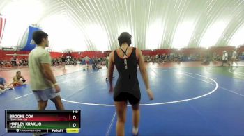 140 lbs Round 1 (6 Team) - Malaya Moorhead, Team Pink vs Madelyn Goebel, Team Red