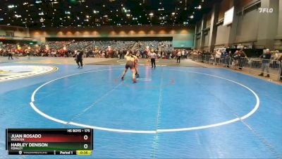 175 lbs Cons. Round 4 - Harley Denison, Fernley vs Juan Rosado, Wooster