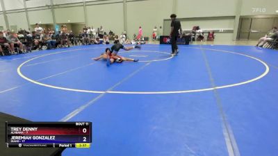 120 lbs Quarters & 1st Wb (16 Team) - Trey Denny, Alabama vs Jeremiah Gonzalez, Idaho