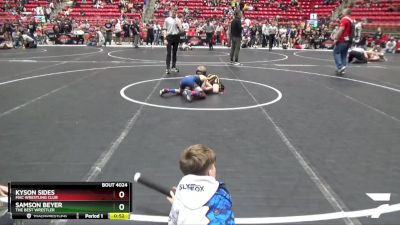 61 lbs Cons. Round 2 - Kyson Sides, MAC Wrestling Club vs Samson Beyer, The Best Wrestler