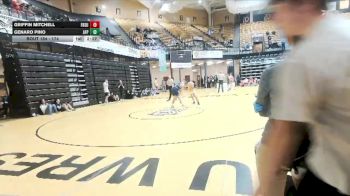 174 lbs Champ. Round 2 - Genaro Pino, Air Force Prep vs Griffin Mitchell, Fort Hays State