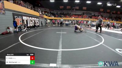 70 lbs Final - Colter Hale, BullTrained vs Mason McDaniel, Chickasha Youth Wrestling