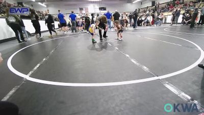 35 lbs Rr Rnd 2 - Carly Holtz, Wagoner Takedown Club vs Flint Fields, Tiger Trained Wrestling