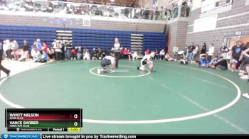 175 lbs Cons. Round 2 - Wyatt Nelson, Kuna Klub vs Vance Barber, Hawk Mat Club