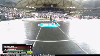 86 lbs Champ. Round 3 - Caleb Bennett, Gig Harbor Grizzlies Wrestling Club vs Michael Rice, Twin City Wrestling Club
