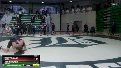 138 lbs Cons. Quarter - Tony Tricase, Trinity vs Jethro Ward, Gonzaga