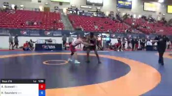 78 lbs Consi Of 4 - Ashton Buswell, California vs Rashaad Saunders, Brave Tough Wrestling Club