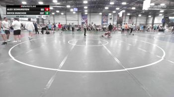 85 lbs Rr Rnd 3 - Alex Schnurstein, Indiana Outlaws Maroon vs Bryce Dunchok, Central PA
