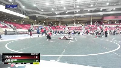 100 lbs Quarterfinal - Carson Slayman, OZ Trojan vs Layton Fries, GI Grapplers