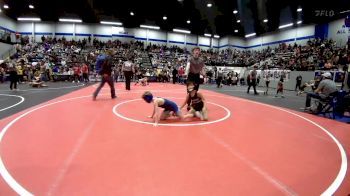 58 lbs Round Of 16 - Caius Moore, Standfast vs Rowen Jones, Bridge Creek Youth Wrestling