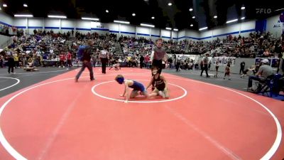 58 lbs Round Of 16 - Caius Moore, Standfast vs Rowen Jones, Bridge Creek Youth Wrestling