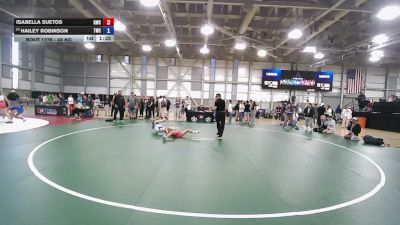 46 kg Cons. Rd Of 16 - Isabella Suetos, Granite Wrestling Club vs Hailey Robinson, Thermopolis Wrestling Club