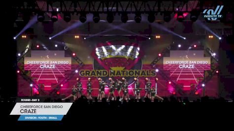 CheerForce San Diego - Craze [2023 L3 Youth - Small Day 3] 2023 Spirit Sports Palm Springs Grand Nationals