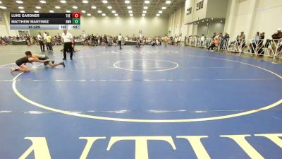 95 lbs Rr Rnd 1 - Luke Gardner, The Hunt WC Black - EL vs Matthew Martinez, Roundtree Wrestling Academy - EL