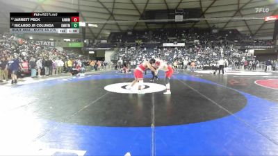 Boys 4A 215 lbs Quarterfinal - Ricardo Jr Colunga, Eastmont vs Jarrett Peck, Kamiakin