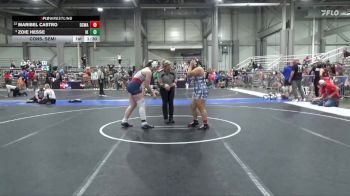 190 lbs Cons. Semi - Maribel Castro, Dodge City Wrestling Academy vs Zoie Hesse, Iola Kids