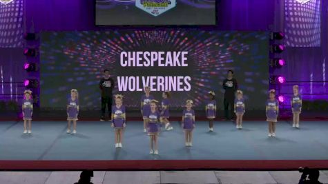 Chespeake Wolverines [2022 Mitey Mite Show Cheer 1] 2022 Pop Warner National Cheer & Dance Championship