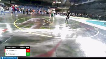 138 lbs 7th Place Match - Bryar Jensen, Omak Wrecking Crew Wrestling vs Cole Anderson, Port Angeles Wrestling Club