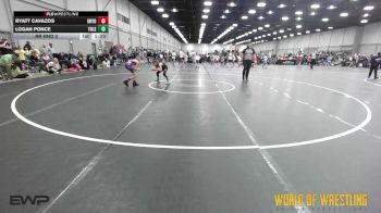 68 lbs Rr Rnd 3 - Ryatt Cavazos, Untouchables 12U Purple vs Logan Ponce, Tulsa Elite 12U 1