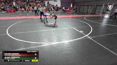 73 lbs Cons. Round 4 - Calvin Hanson, Mollitium Wrestling Club vs Quinn Meredith, St. Croix Central