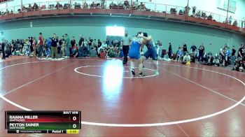 165 lbs Quarterfinal - Peyton Sainer, Unattached vs Raiana Miller, Unattached