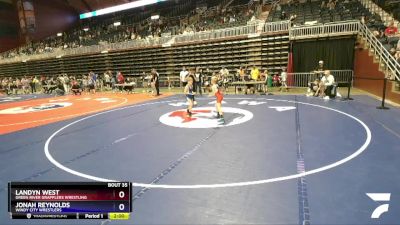 67 lbs Champ. Round 1 - Landyn West, Green River Grapplers Wrestling vs Jonah Reynolds, Windy City Wrestlers