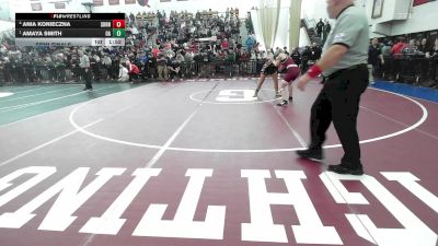 138 lbs Semifinal - Ania Konieczna, Sharon vs Amaya Smith, Oliver Ames