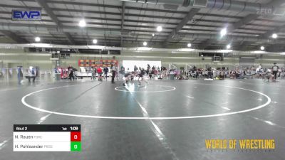 70 lbs Round Of 32 - Nora Rauen, Force Elite vs Haven Pohlsander, Prodigy Elite Wrestling