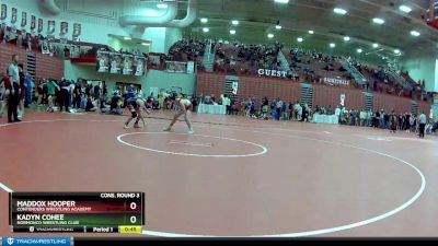 100 lbs Cons. Round 3 - Kadyn Cohee, Normonco Wrestling Club vs Maddox Hooper, Contenders Wrestling Academy