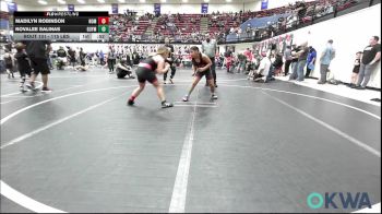 115 lbs Consolation - Madilyn Robinson, Team Nomad vs Novalee Salinas, Guymon Wrestling