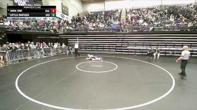 4A 125 lbs Champ. Round 1 - Jada Sim, Crimson Cliffs vs Leyla Rapoza, Jordan